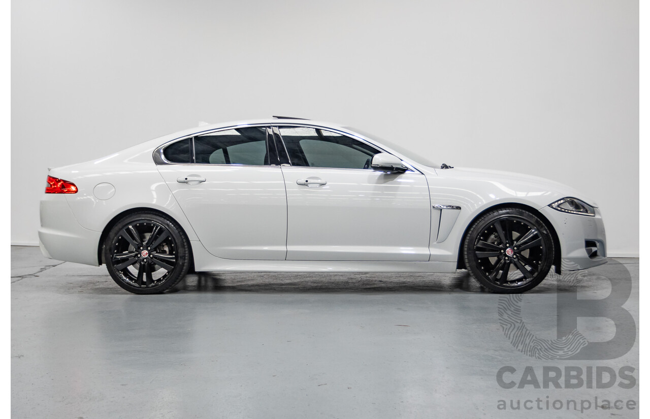 10/2014 Jaguar XF Premium Luxury MY14 4d Sedan Polaris White Turbo 2.0L