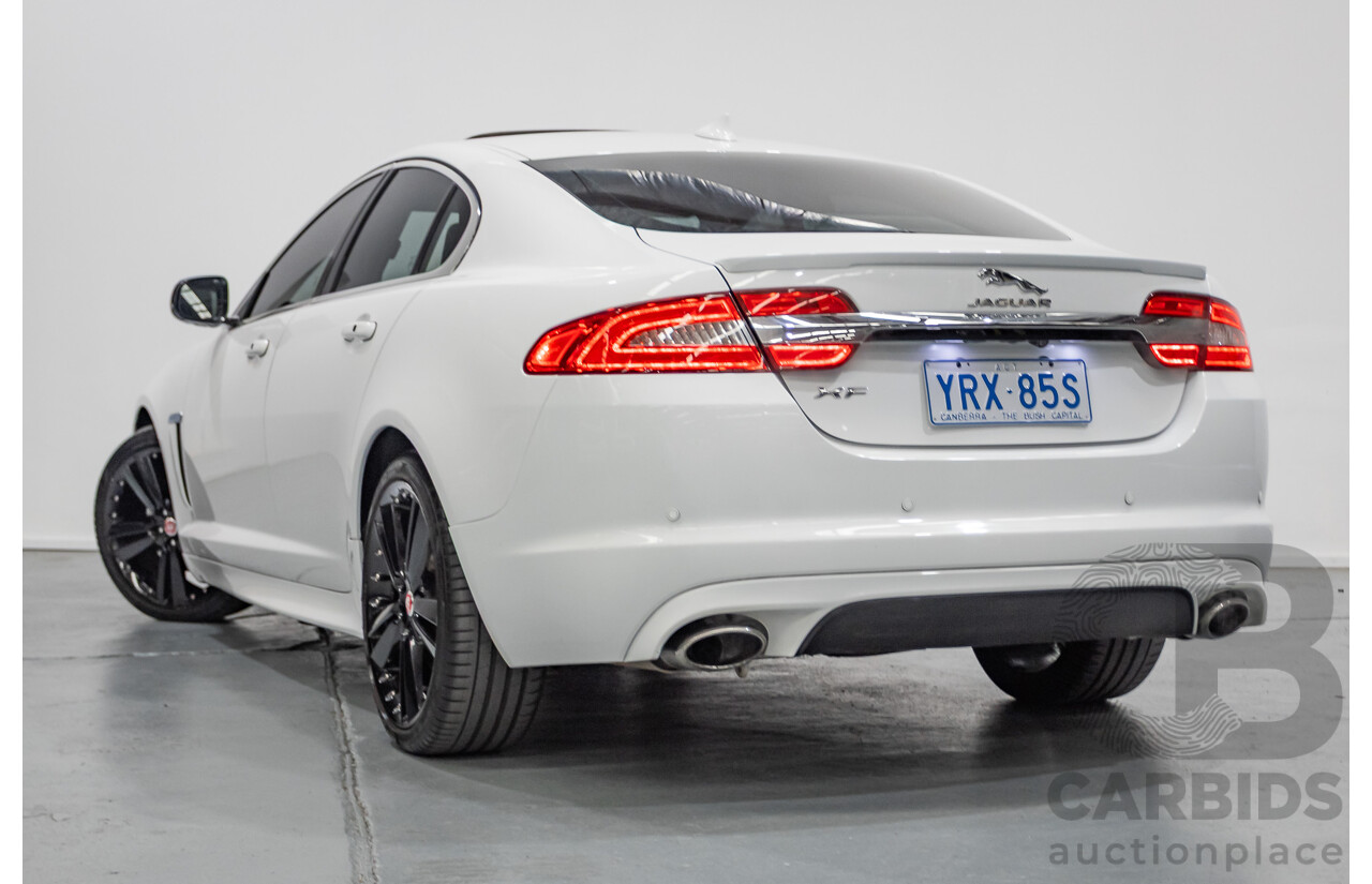 10/2014 Jaguar XF Premium Luxury MY14 4d Sedan Polaris White Turbo 2.0L