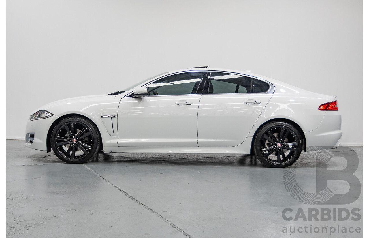 10/2014 Jaguar XF Premium Luxury MY14 4d Sedan Polaris White Turbo 2.0L