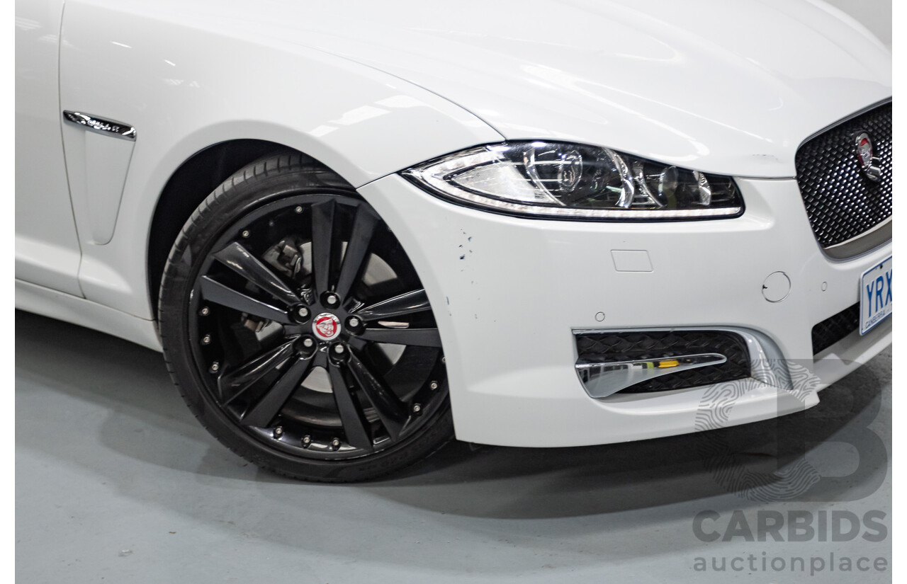 10/2014 Jaguar XF Premium Luxury MY14 4d Sedan Polaris White Turbo 2.0L