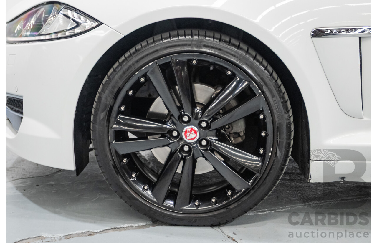 10/2014 Jaguar XF Premium Luxury MY14 4d Sedan Polaris White Turbo 2.0L