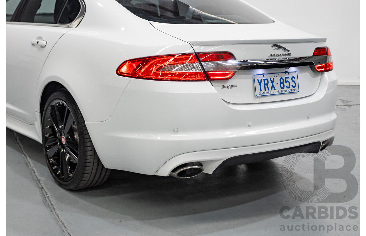 10/2014 Jaguar XF Premium Luxury MY14 4d Sedan Polaris White Turbo 2.0L