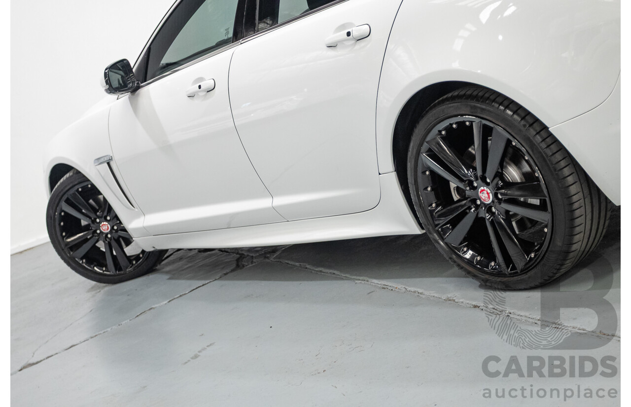 10/2014 Jaguar XF Premium Luxury MY14 4d Sedan Polaris White Turbo 2.0L