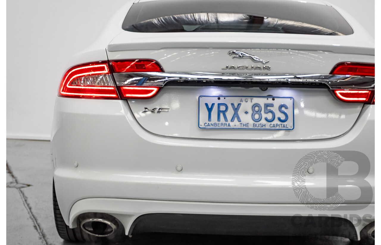 10/2014 Jaguar XF Premium Luxury MY14 4d Sedan Polaris White Turbo 2.0L