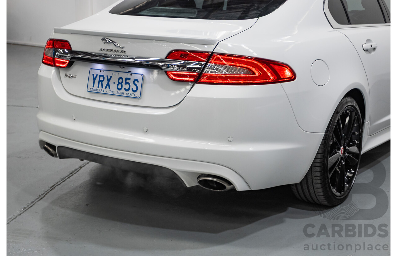 10/2014 Jaguar XF Premium Luxury MY14 4d Sedan Polaris White Turbo 2.0L