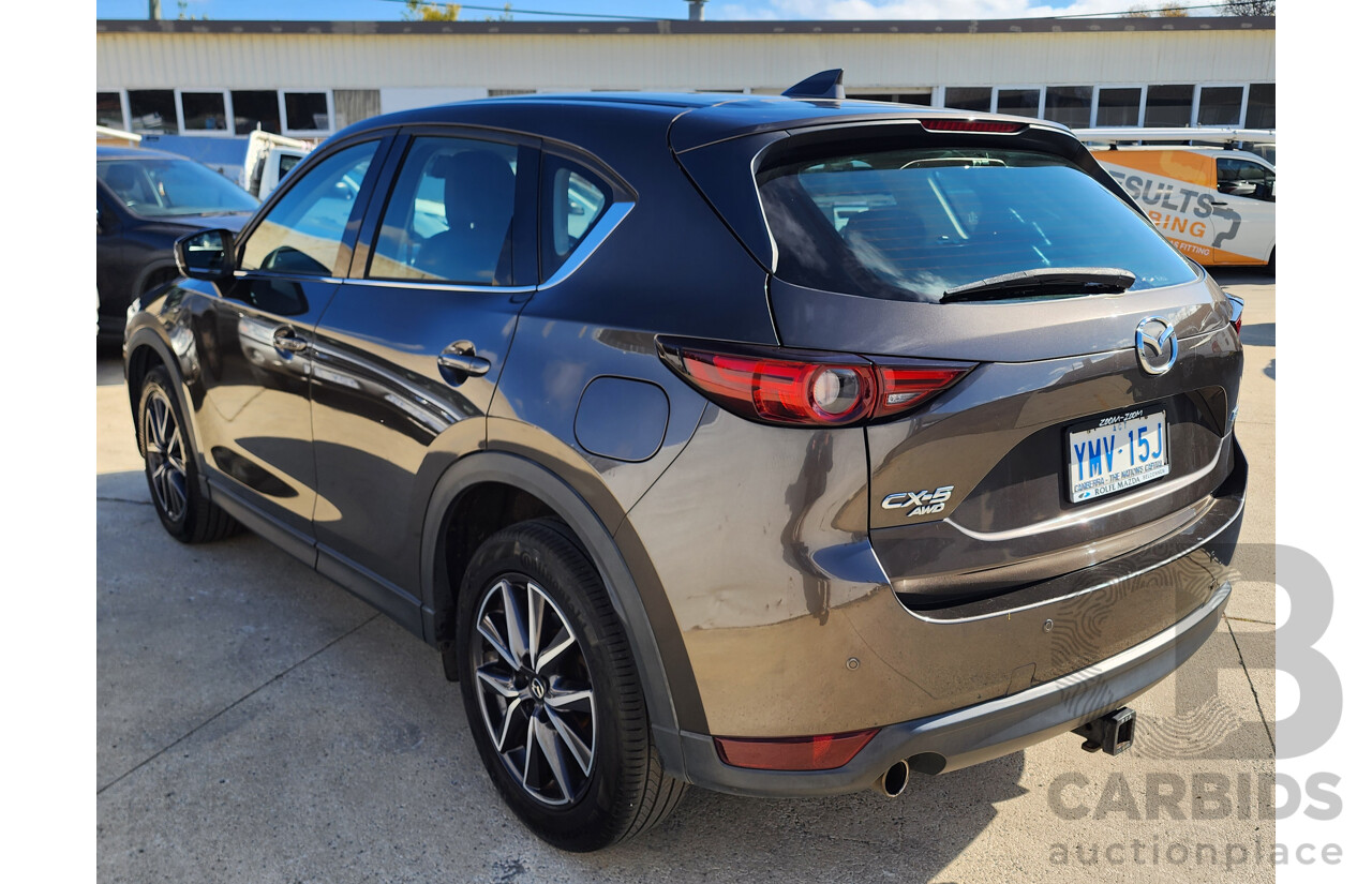 3/2018 Mazda Cx-5 Akera (4x4) MY18 4d Wagon Grey 2.2L