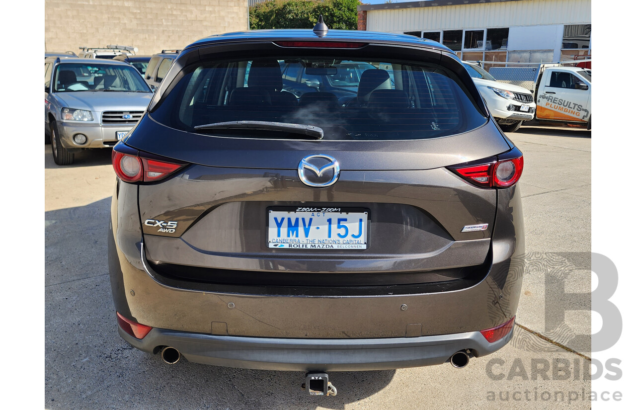 3/2018 Mazda Cx-5 Akera (4x4) MY18 4d Wagon Grey 2.2L