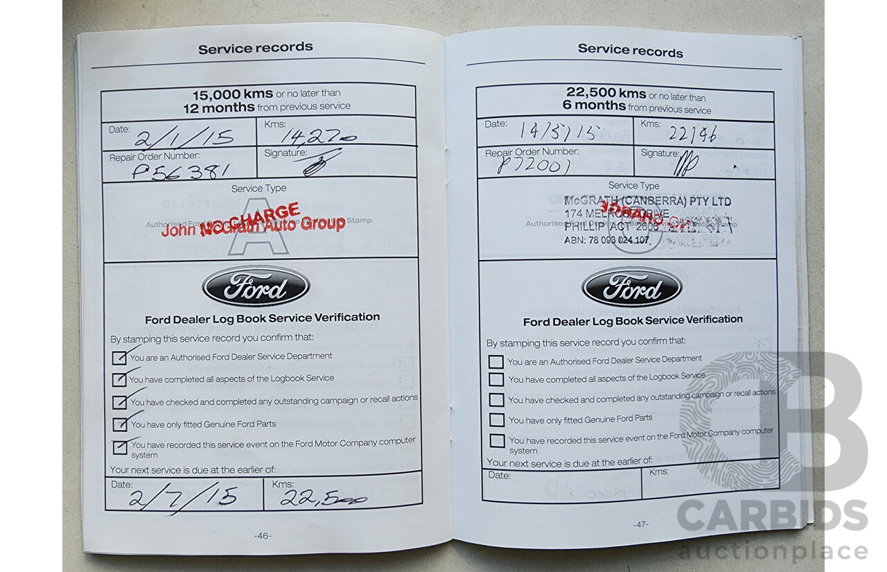 11/2013 Ford Kuga Titanium (awd) TF 4d Wagon Black 2.0L