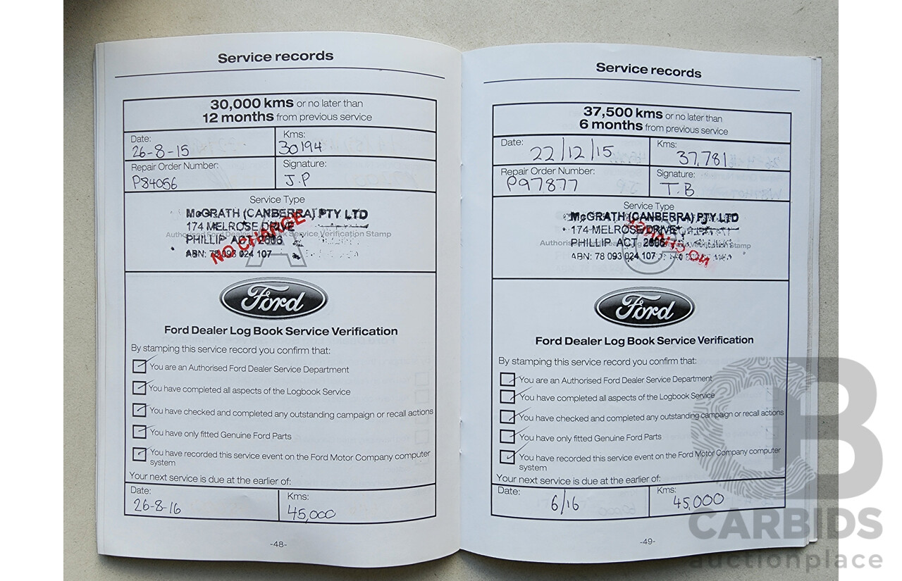 11/2013 Ford Kuga Titanium (awd) TF 4d Wagon Black 2.0L