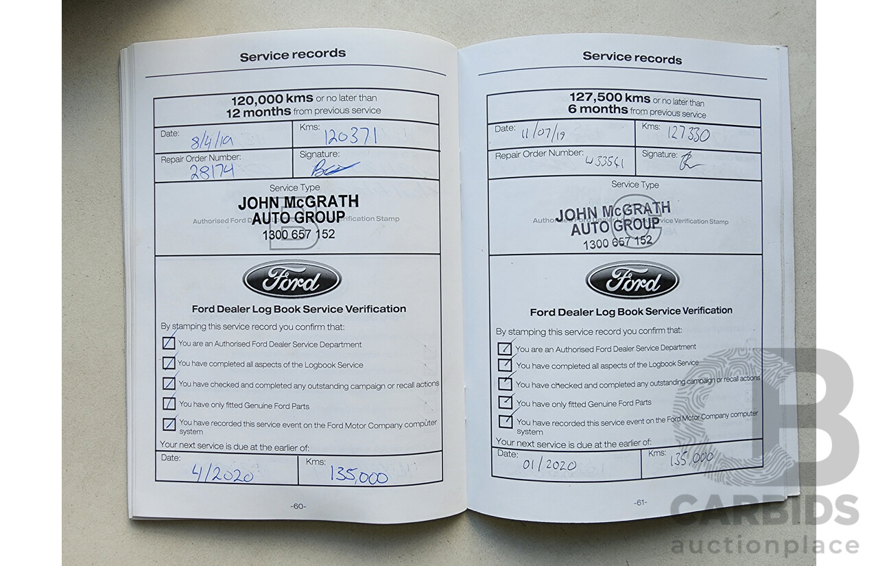 11/2013 Ford Kuga Titanium (awd) TF 4d Wagon Black 2.0L