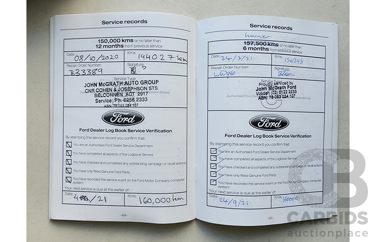 11/2013 Ford Kuga Titanium (awd) TF 4d Wagon Black 2.0L