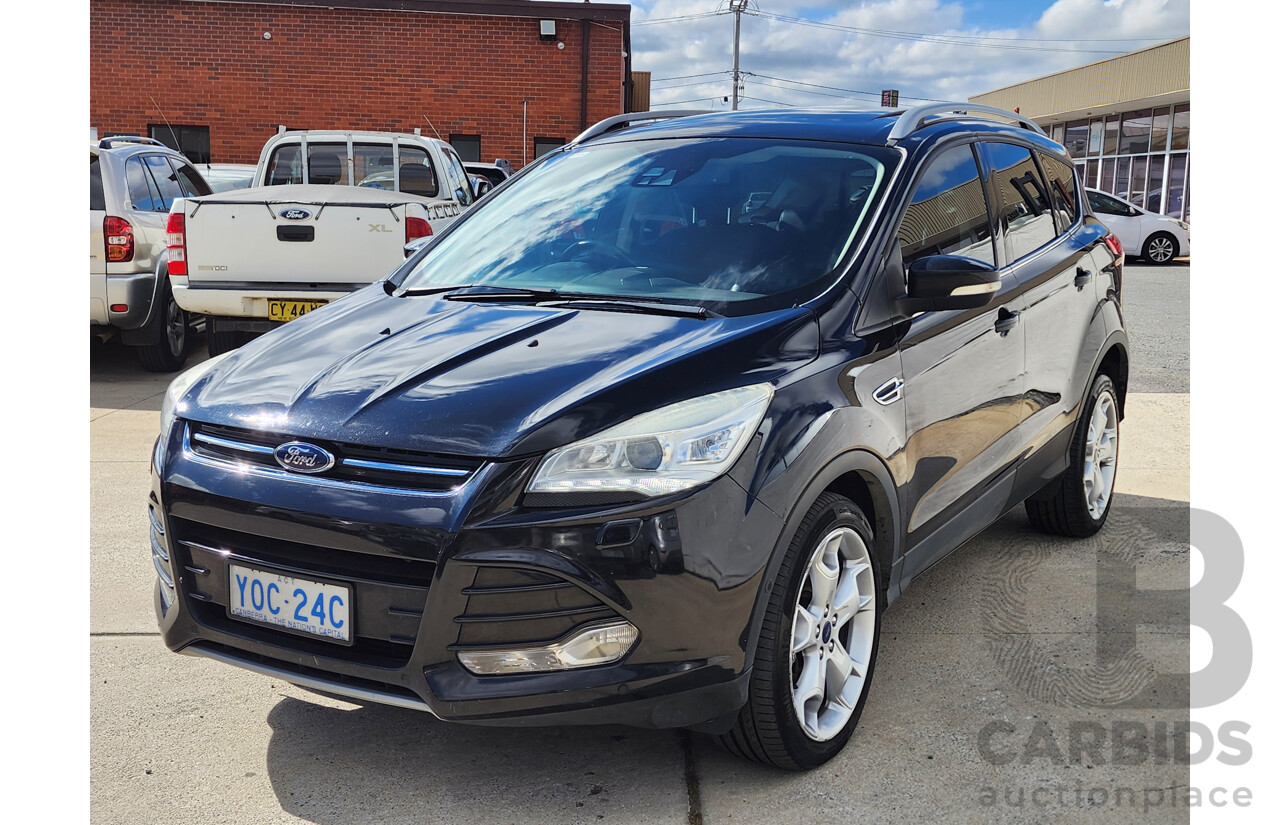 11/2013 Ford Kuga Titanium (awd) TF 4d Wagon Black 2.0L