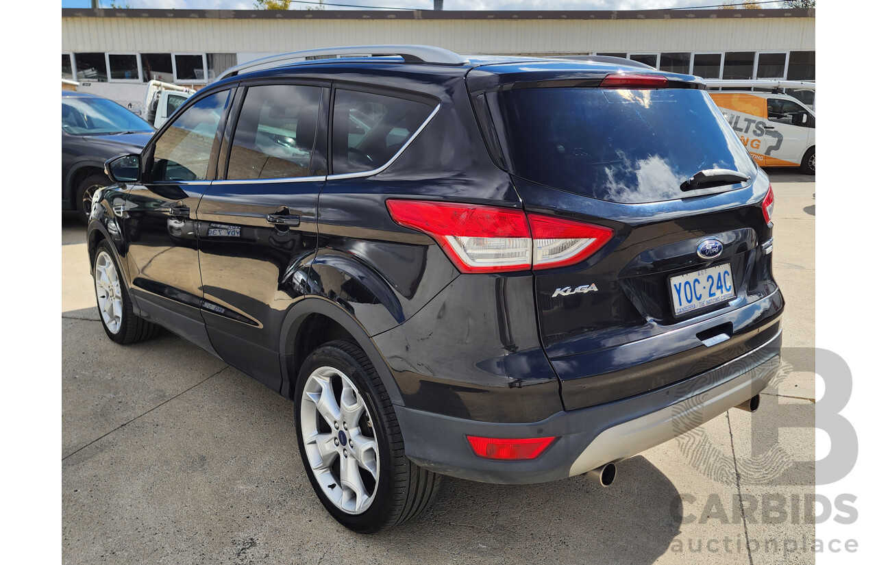 11/2013 Ford Kuga Titanium (awd) TF 4d Wagon Black 2.0L
