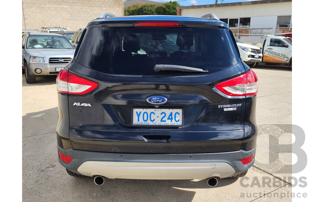 11/2013 Ford Kuga Titanium (awd) TF 4d Wagon Black 2.0L