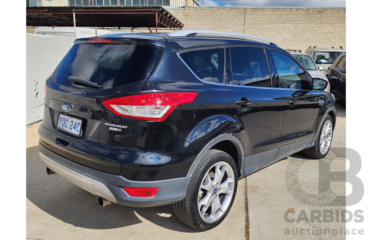 11/2013 Ford Kuga Titanium (awd) TF 4d Wagon Black 2.0L