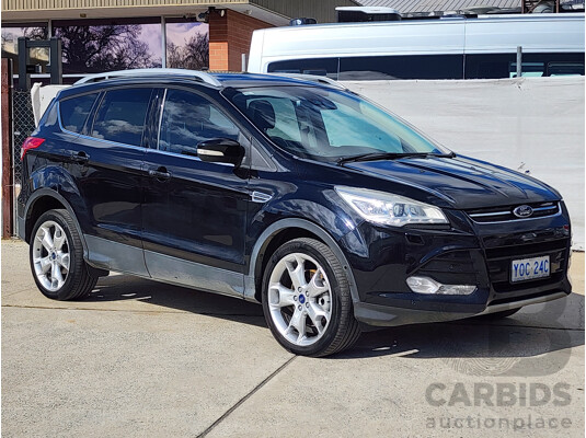 11/2013 Ford Kuga Titanium (awd) TF 4d Wagon Black 2.0L