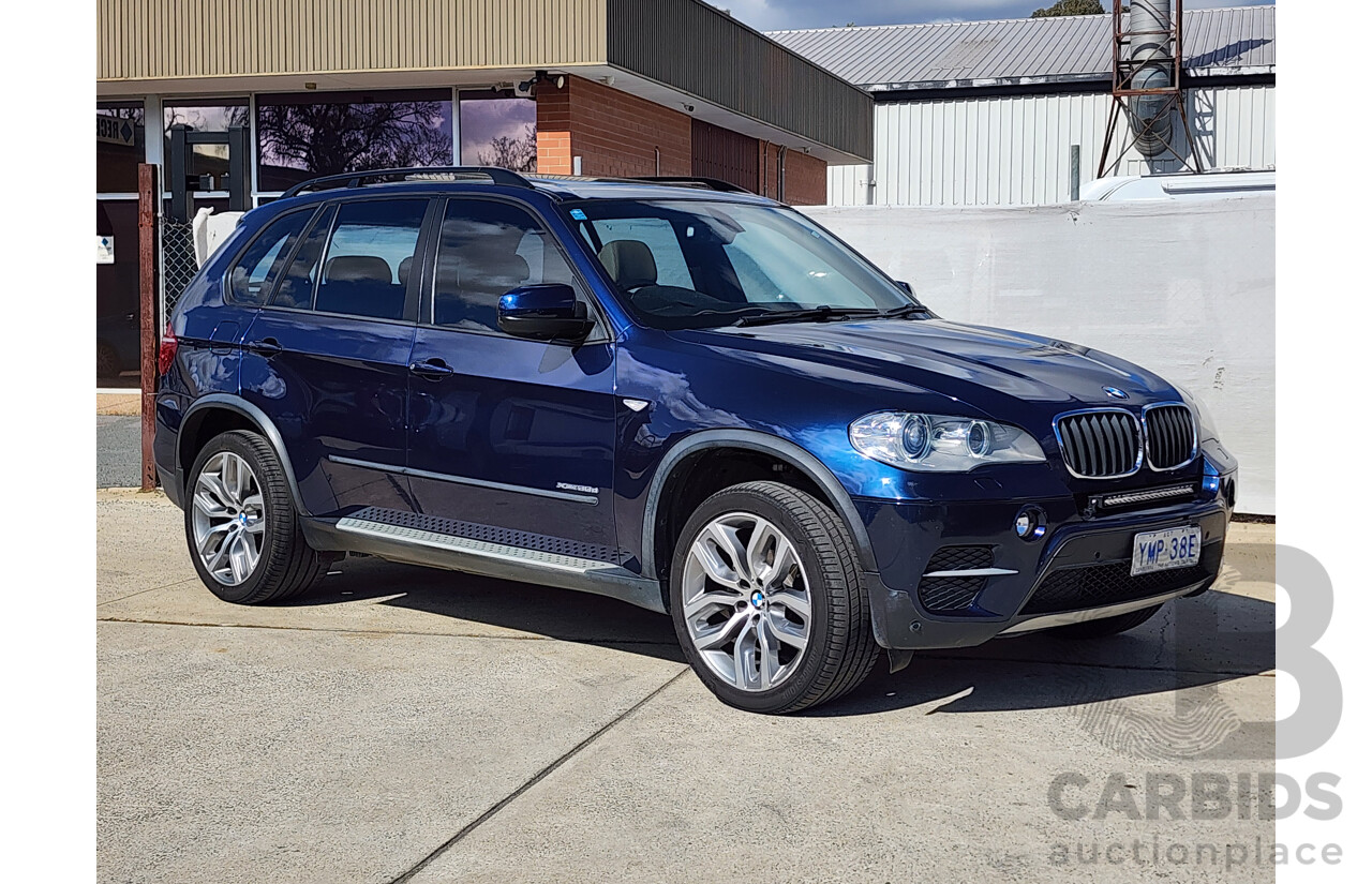 8/2012 Bmw X5 Xdrive 30d E70 MY12 UPGRADE 4d Wagon Blue 3.0L