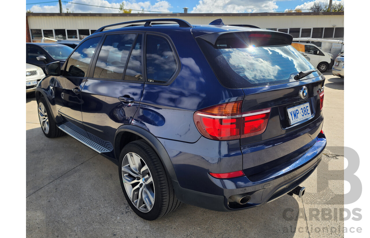 8/2012 Bmw X5 Xdrive 30d E70 MY12 UPGRADE 4d Wagon Blue 3.0L