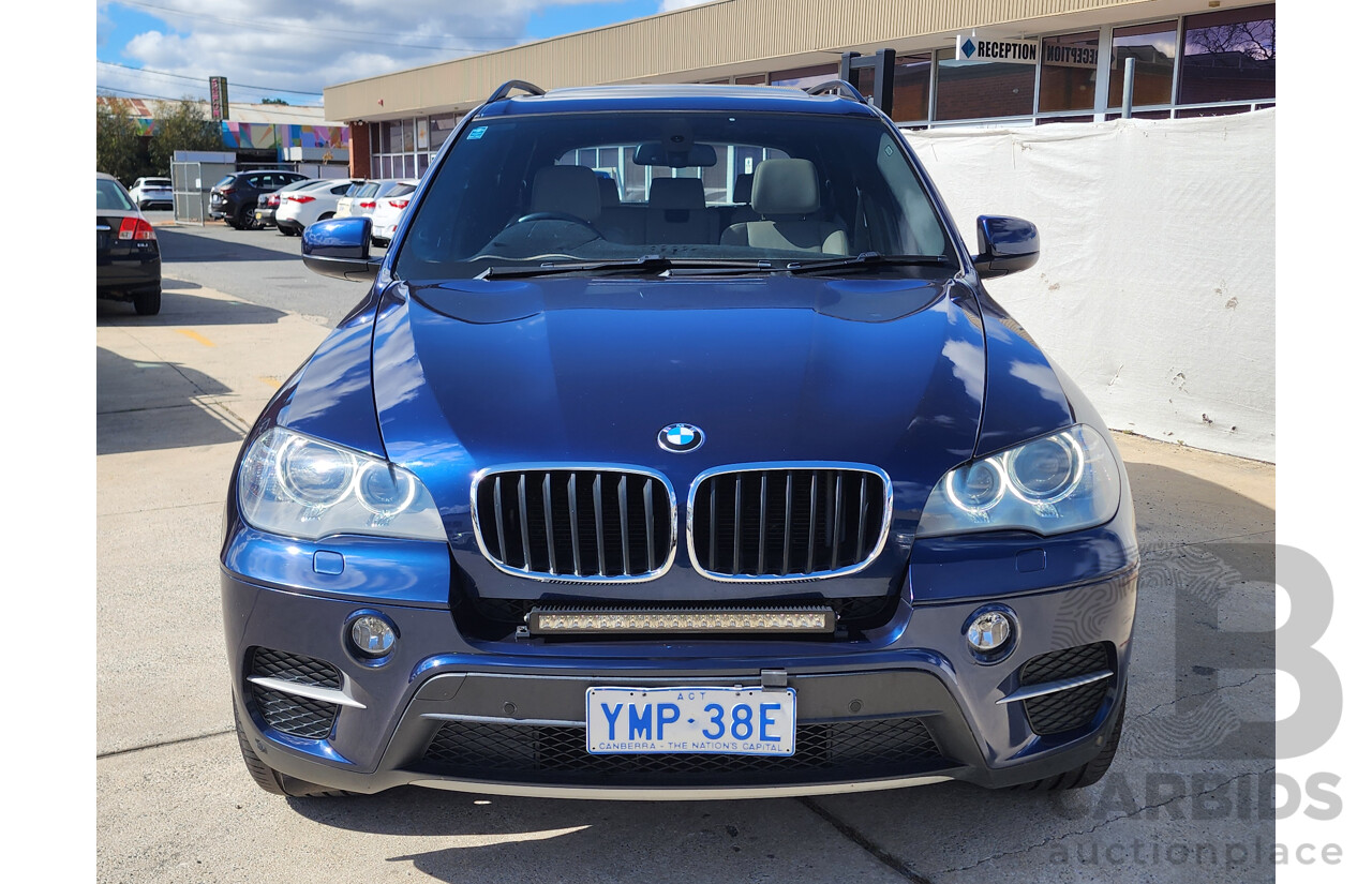8/2012 Bmw X5 Xdrive 30d E70 MY12 UPGRADE 4d Wagon Blue 3.0L
