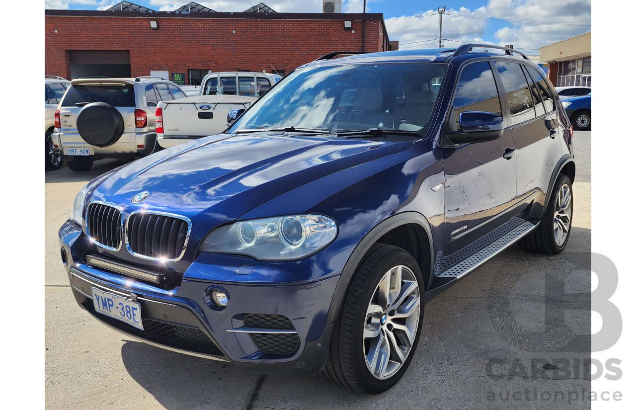 8/2012 Bmw X5 Xdrive 30d E70 MY12 UPGRADE 4d Wagon Blue 3.0L