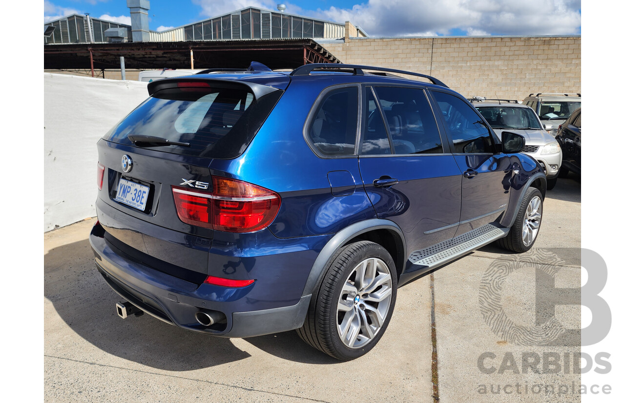 8/2012 Bmw X5 Xdrive 30d E70 MY12 UPGRADE 4d Wagon Blue 3.0L