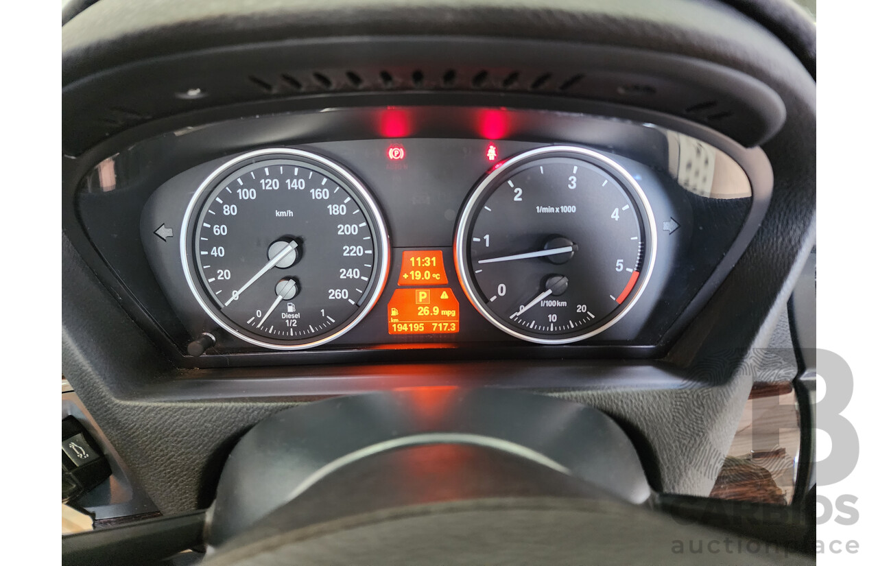 8/2012 Bmw X5 Xdrive 30d E70 MY12 UPGRADE 4d Wagon Blue 3.0L
