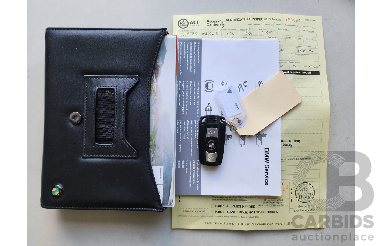 8/2012 Bmw X5 Xdrive 30d E70 MY12 UPGRADE 4d Wagon Blue 3.0L