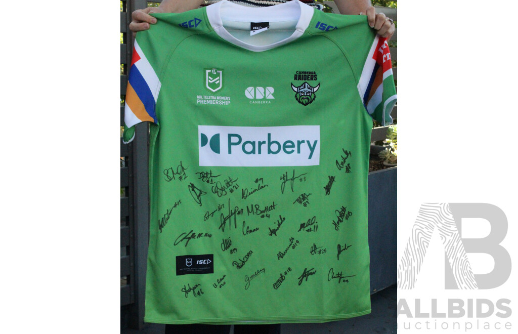 Signed Raiders NRLW Jersey