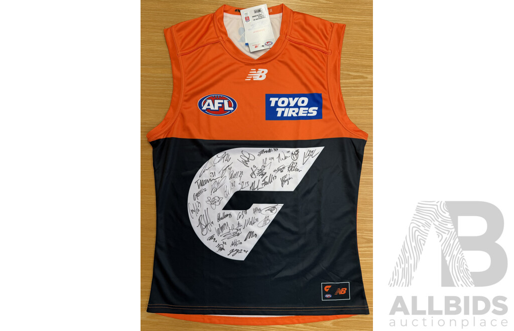 Signed AFL Guernsey - GWS Giants