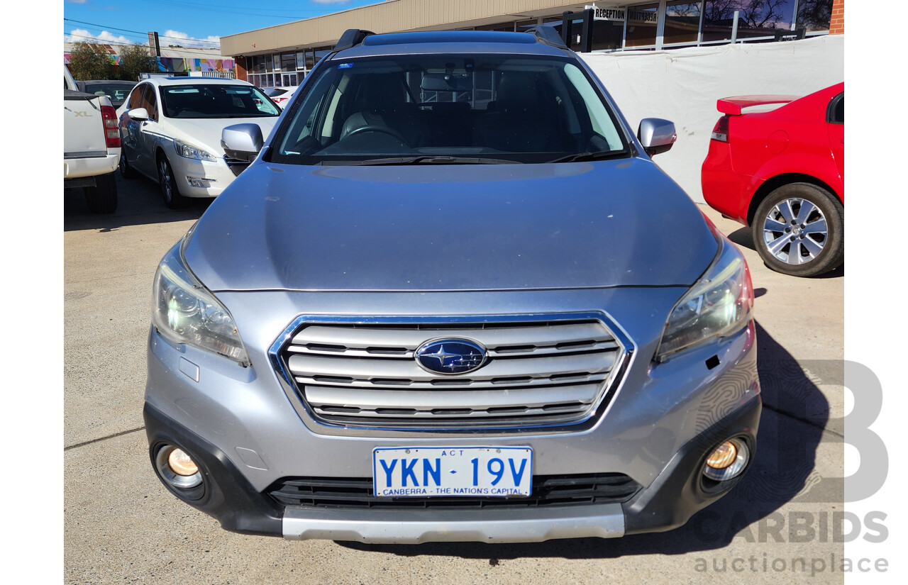 6/2015 Subaru Outback 2.0D Premium MY15 4d Wagon Silver 2.0L