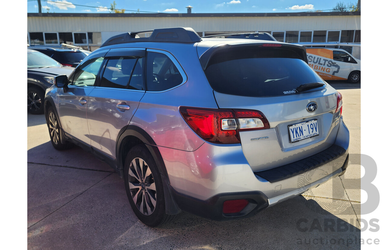 6/2015 Subaru Outback 2.0D Premium MY15 4d Wagon Silver 2.0L