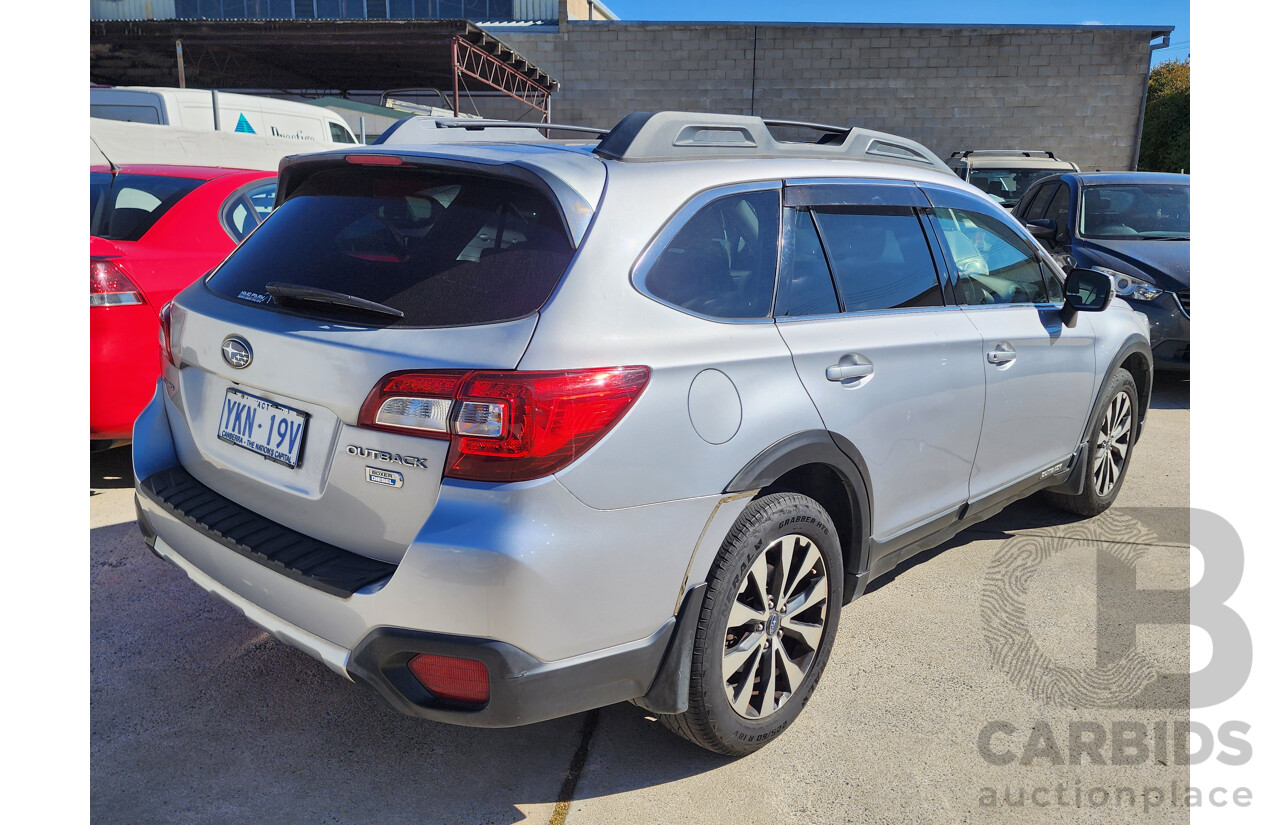 6/2015 Subaru Outback 2.0D Premium MY15 4d Wagon Silver 2.0L