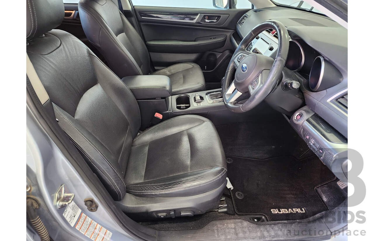 6/2015 Subaru Outback 2.0D Premium MY15 4d Wagon Silver 2.0L