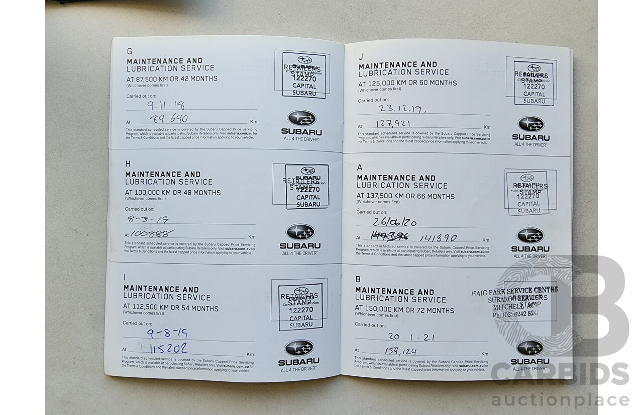 6/2015 Subaru Outback 2.0D Premium MY15 4d Wagon Silver 2.0L