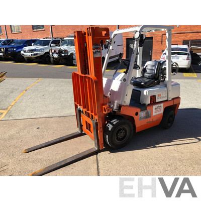 Nissan F01A18U LPG/Petrol Engine Powered Counterbalance Forklift