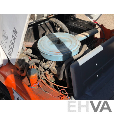 Nissan F01A18U LPG/Petrol Engine Powered Counterbalance Forklift