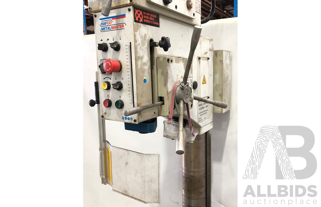 Hafco Metalmaster Industrial 4MT Geared Head Drilling Machine - GHD-38A