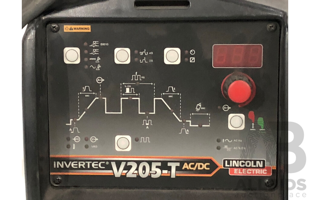 Lincoln Electric Invertec V205-T AC/DC Tig Welder