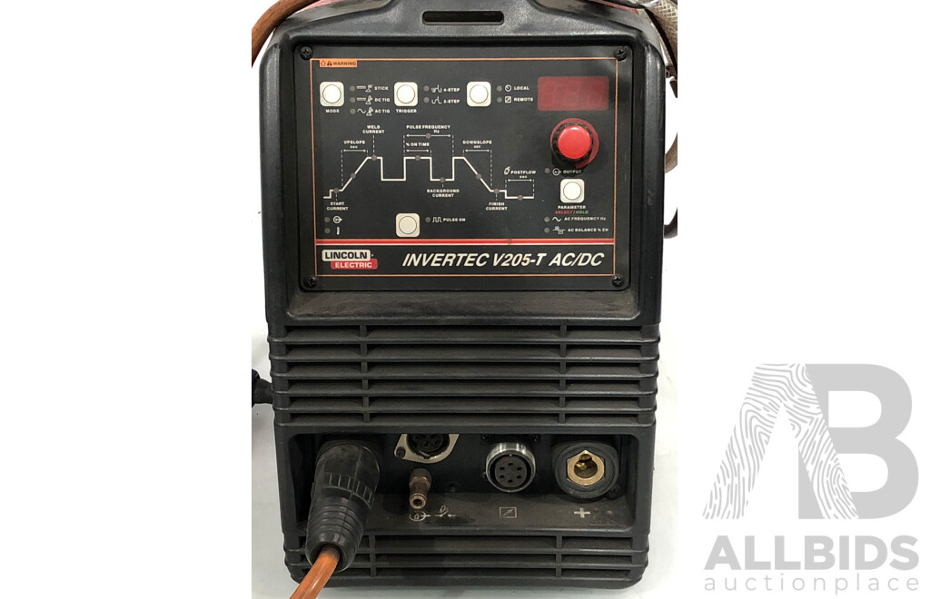 Lincoln Electric Invertec V205-T AC/DC Tig Welder
