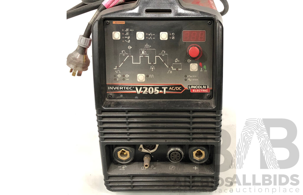 Lincoln Electric Invertec V205-T AC/DC Tig Welder