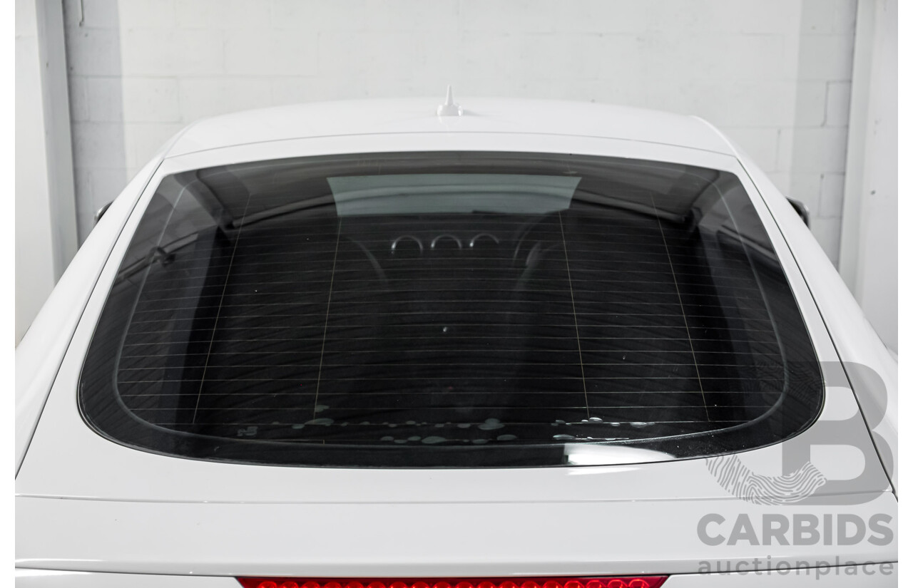 9/2008 Audi TT 2.0 TFSI 8J 2d Coupe Ibis White Turbo 2.0L