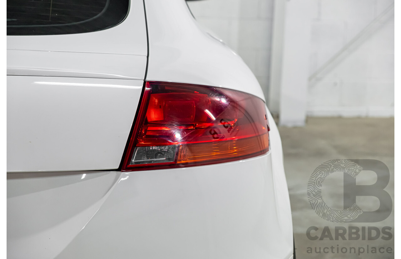 9/2008 Audi TT 2.0 TFSI 8J 2d Coupe Ibis White Turbo 2.0L