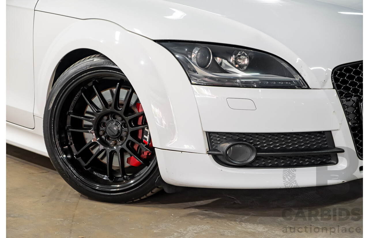 9/2008 Audi TT 2.0 TFSI 8J 2d Coupe Ibis White Turbo 2.0L