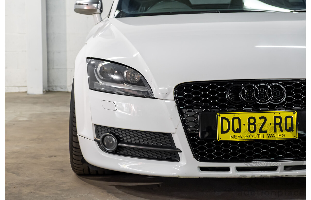 9/2008 Audi TT 2.0 TFSI 8J 2d Coupe Ibis White Turbo 2.0L