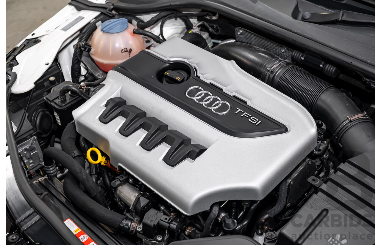 9/2008 Audi TT 2.0 TFSI 8J 2d Coupe Ibis White Turbo 2.0L