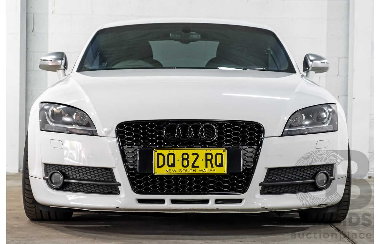 9/2008 Audi TT 2.0 TFSI 8J 2d Coupe Ibis White Turbo 2.0L