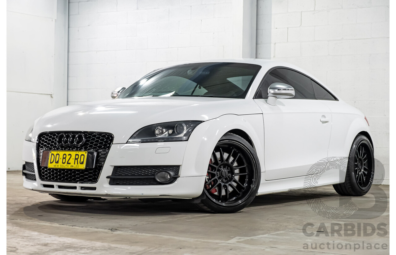 9/2008 Audi TT 2.0 TFSI 8J 2d Coupe Ibis White Turbo 2.0L