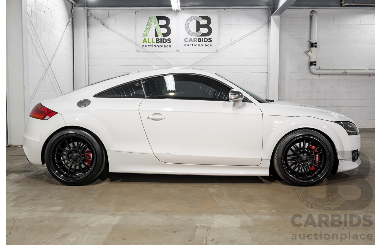 9/2008 Audi TT 2.0 TFSI 8J 2d Coupe Ibis White Turbo 2.0L