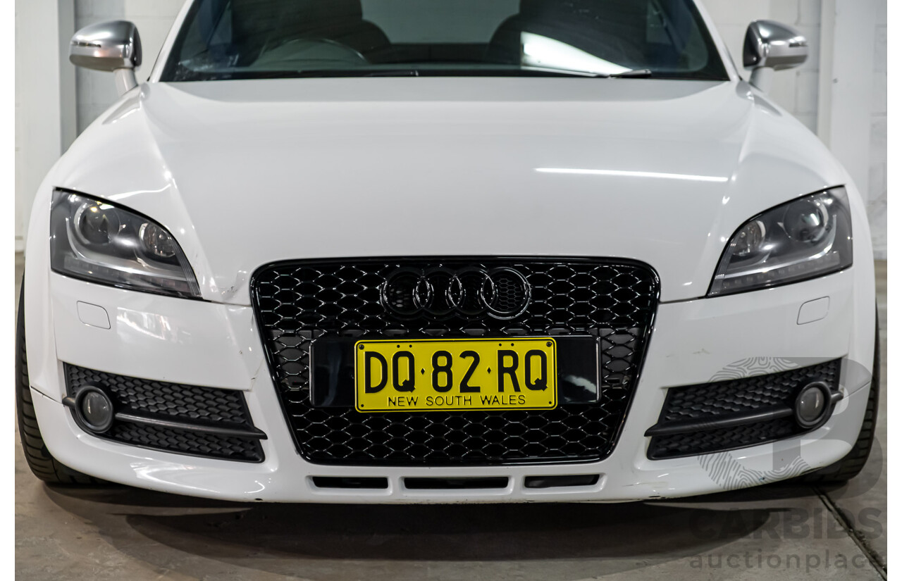 9/2008 Audi TT 2.0 TFSI 8J 2d Coupe Ibis White Turbo 2.0L