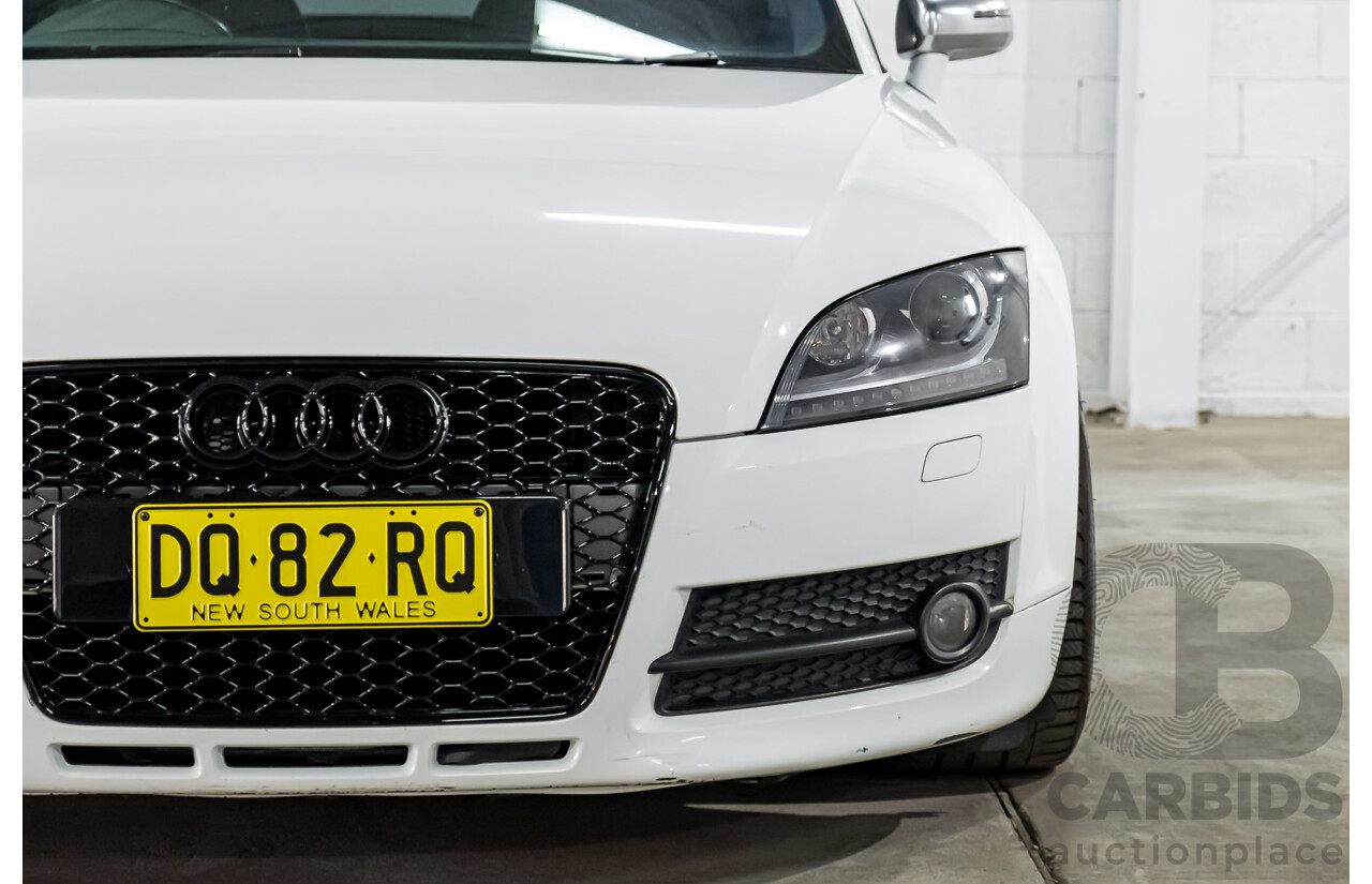 9/2008 Audi TT 2.0 TFSI 8J 2d Coupe Ibis White Turbo 2.0L